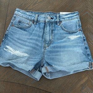 American Eagle Outfitters Light Blue Jean Shorts